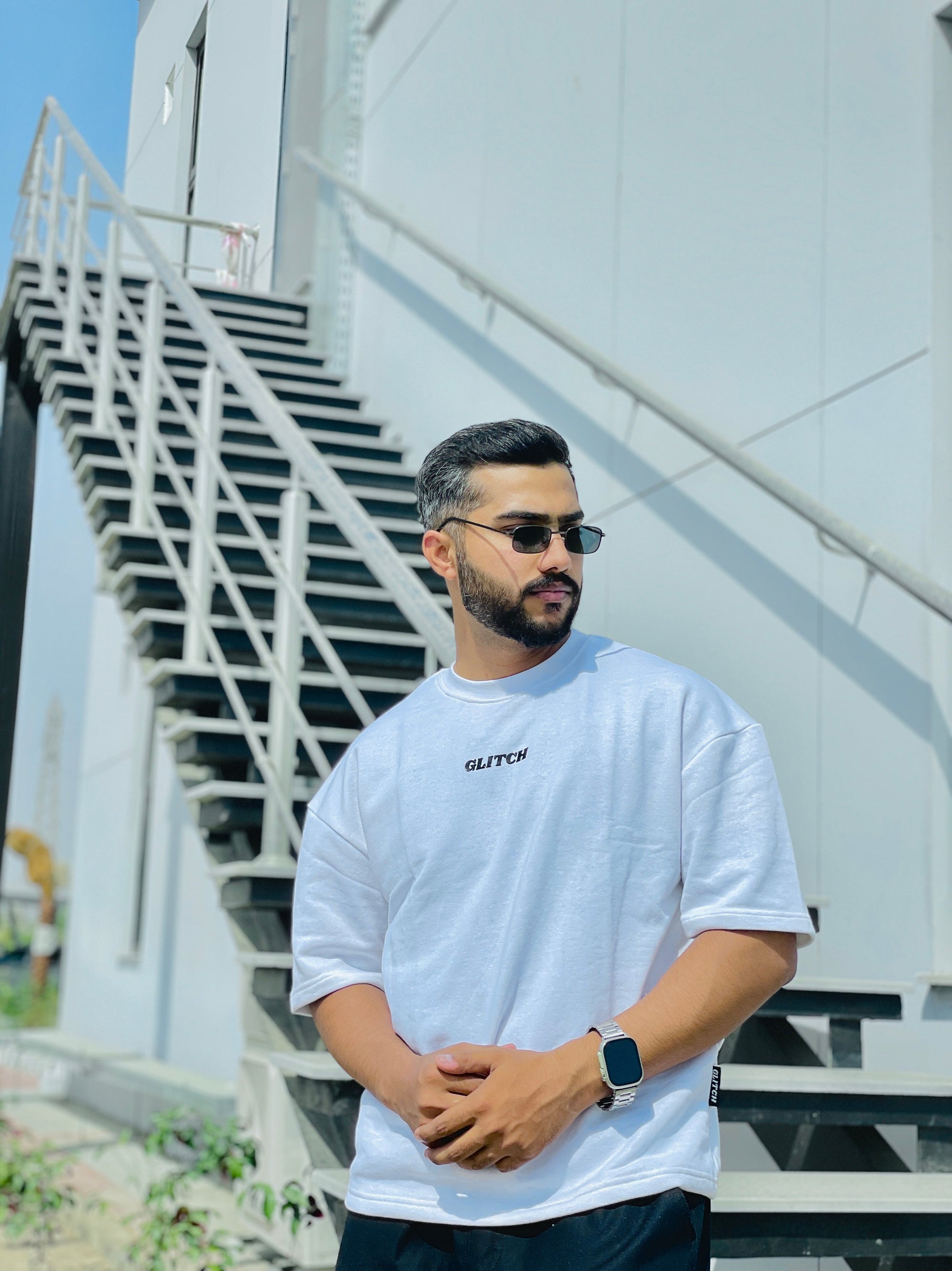 White Essential Oversized Tee