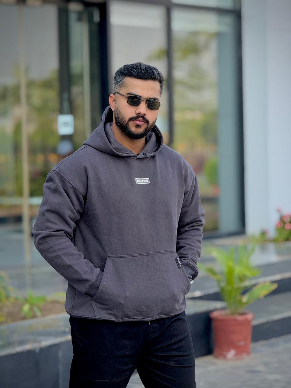 Gray Essential Oversized Hoodie