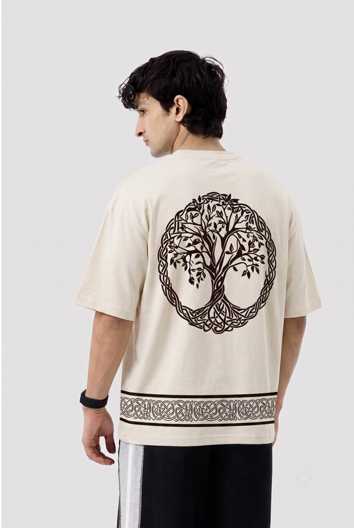 'NOMAD' Graphic Oversized Tee