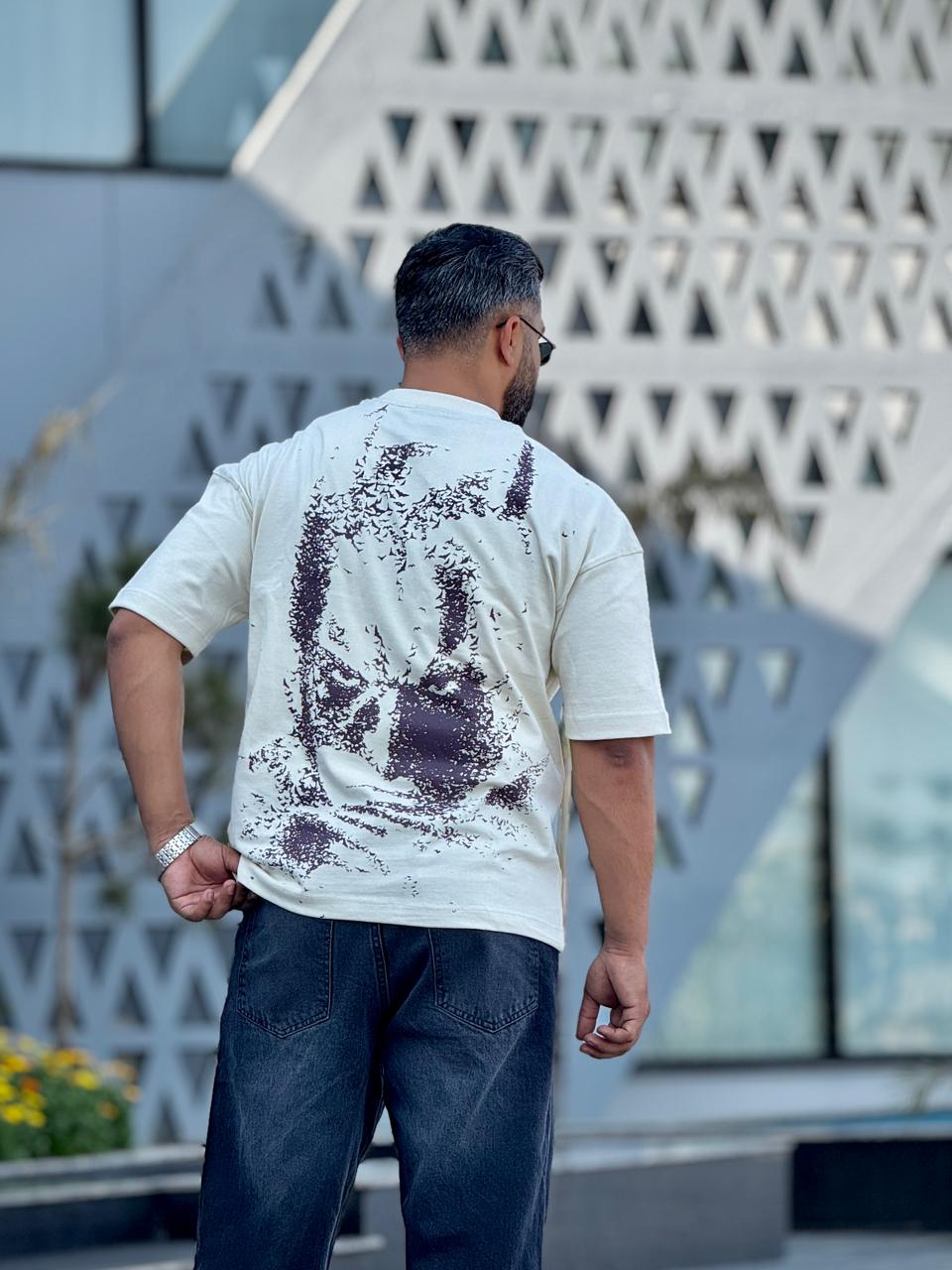 Batman Off-White Oversized Tee